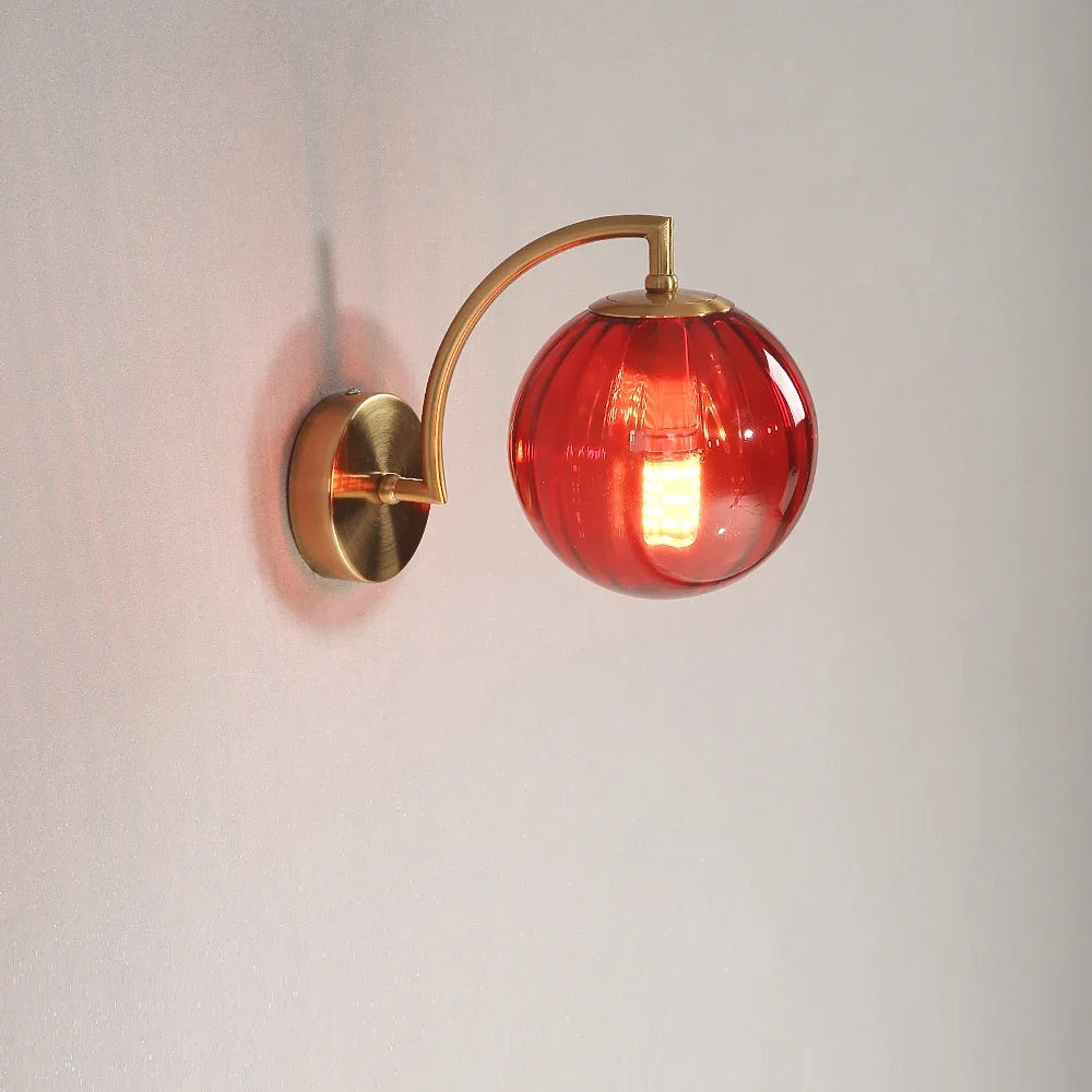 Stained Glass Wall Sconce | Nordic Minimalist Wall Light