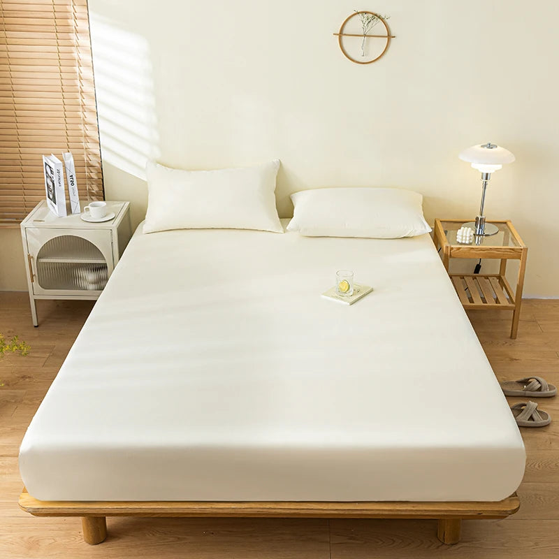 Cha Yu Waterproof Fitted Sheet Mattress Cover Polyester Cotton Blend Exclusive