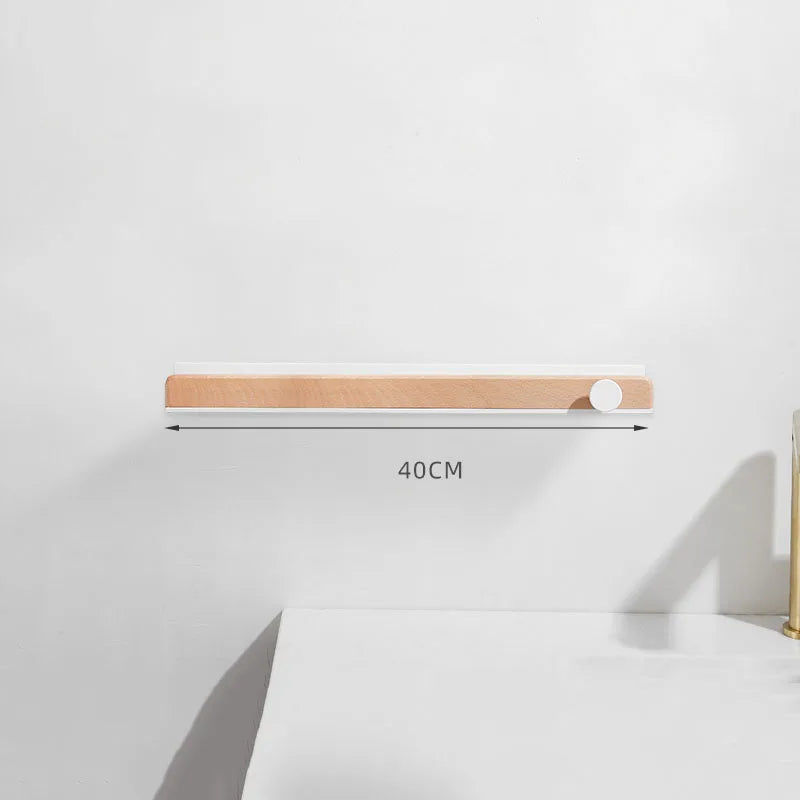 Aluminium Alloy Premium Edition Bathroom Wall Shelf White