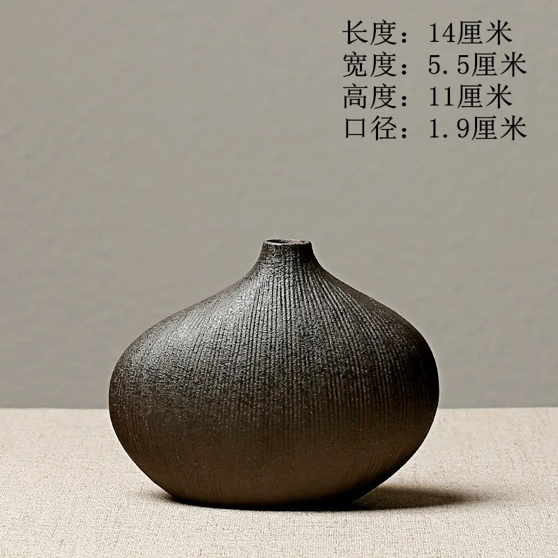 Abstract Terracotta Vase