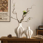 Handmade Matte Pottery Vase | Zen Retro Home Décor