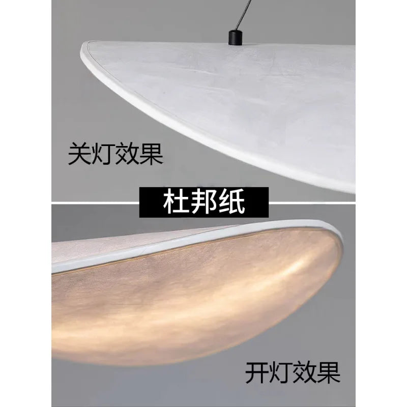 Wabi-Sabi Paper Pendant Chandelier | Luxury Nordic Ceiling Light for Living & Dining