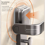 Boutique Zinc Alloy Foldable Towel Rail No Drill Mount