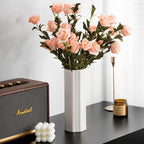 Pure White Ceramic Vase | Timeless Minimalist Home Décor