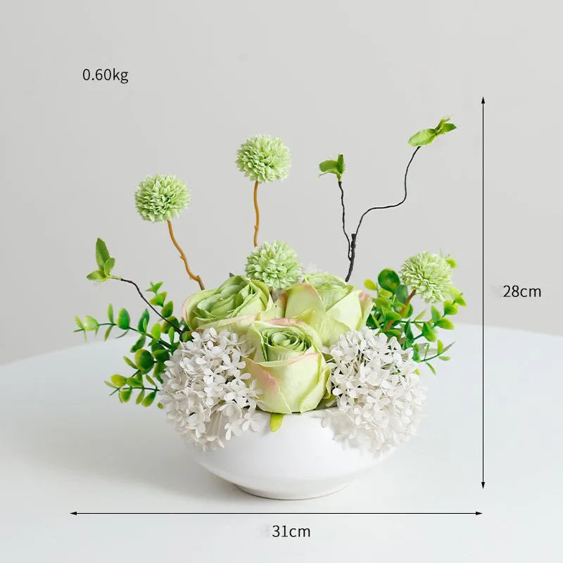 Sculptural Ceramic Vase Set | Luxury Home Décor Ornament