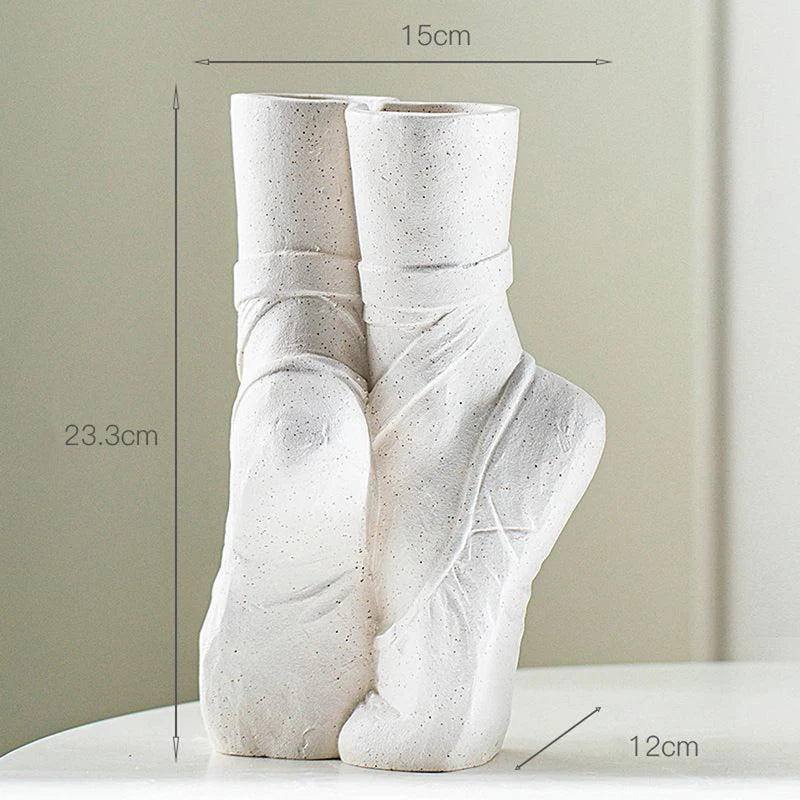 Nordic Ballet Ceramic Vase | Dreamy Scandinavian Home Décor