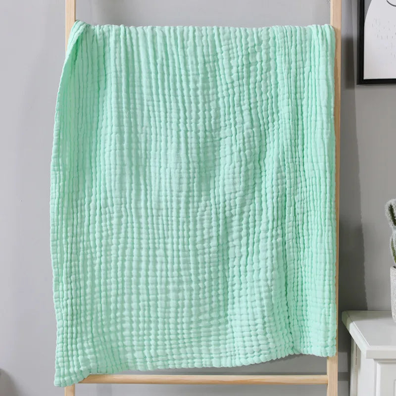 Baby Cotton 6 Layer Gauze Throw Blanket Waffle Weave Limited Edition
