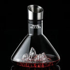 Handmade Crystal Whisky Decanter – Contemporary Home Bar Essential for Cocktail Shakers