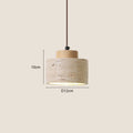 Cave Stone Pendant Light | Wabi-Sabi Bedside Lamp | Contemporary LED | E27