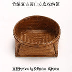 Elegant Bamboo Fruit Basket