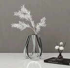 Sculptural Metal Vase | Luxury Modern Home Décor & Gift
