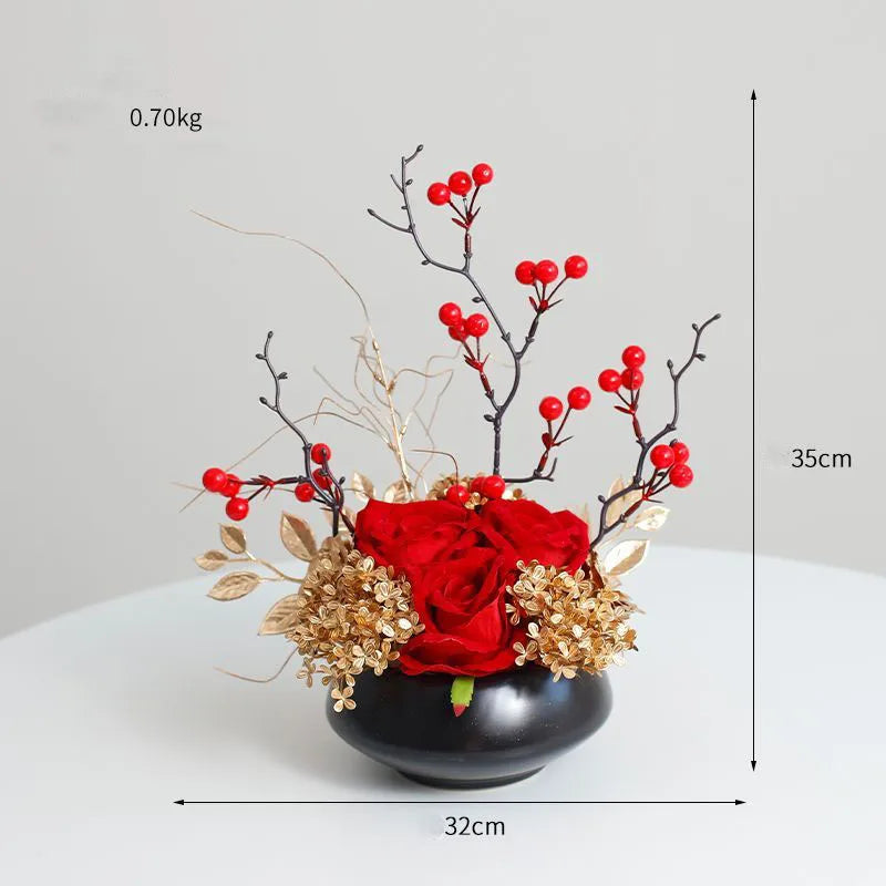 Sculptural Ceramic Vase Set | Luxury Home Décor Ornament