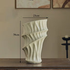 Jingdezhen Long Tube Ceramic Vase | Traditional Chinese Luxury Home Décor