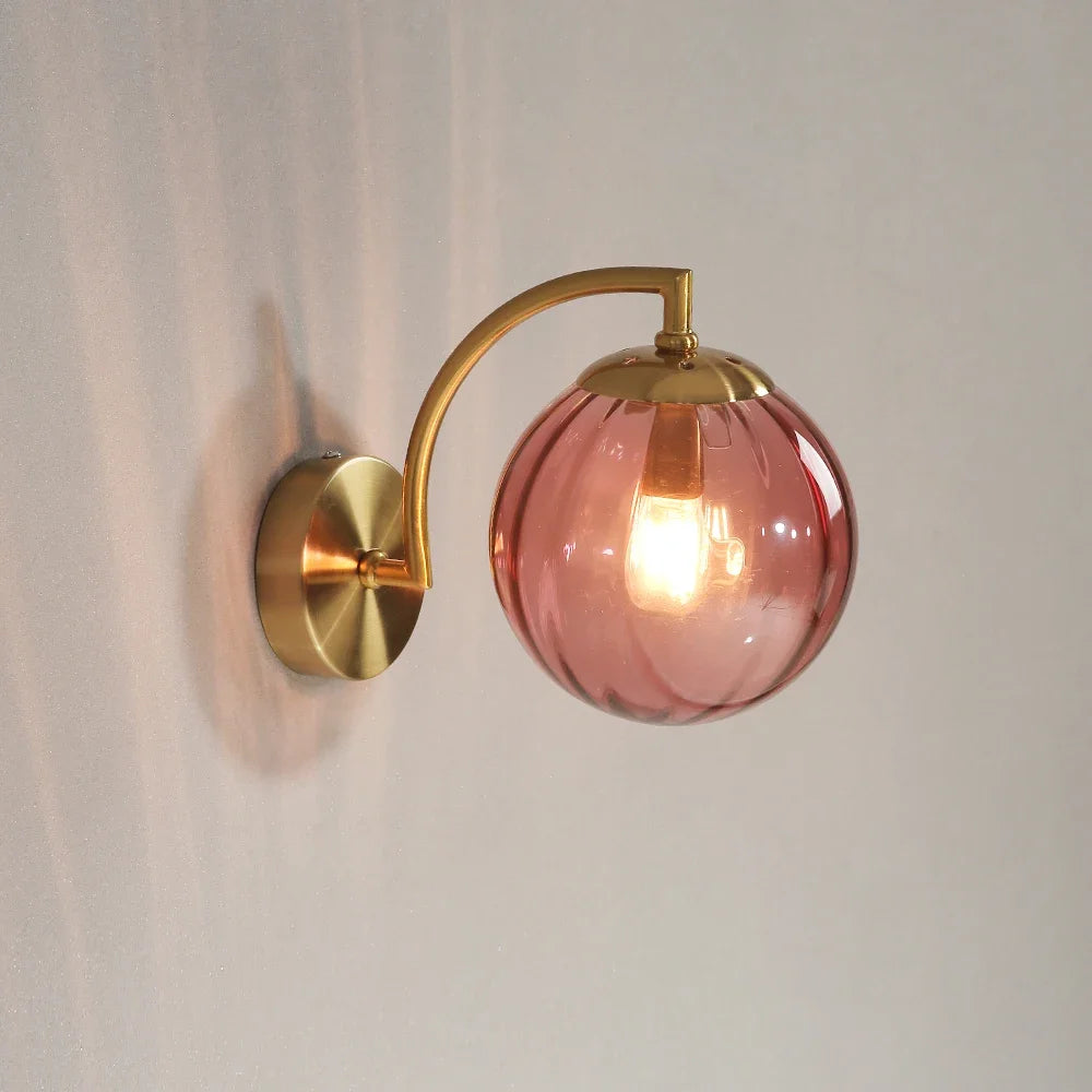 Stained Glass Wall Sconce | Nordic Minimalist Wall Light