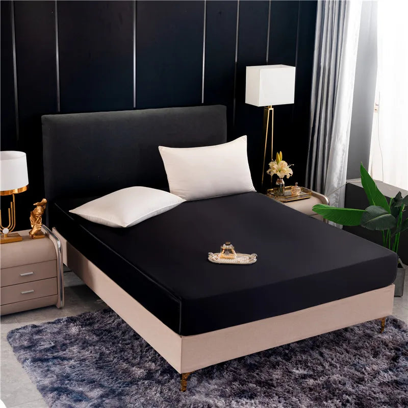 Cha Yu Paicn Satin Fitted Sheet 90x200 Hotel Collection