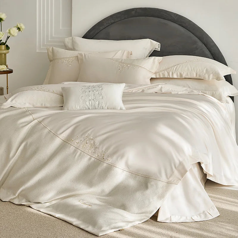 Svetanya Egyptian Cotton Jacquard Bedding Set 1200TC Elite