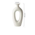 Monochrome Ceramic Statement Vase | Black & White Luxury Home Décor