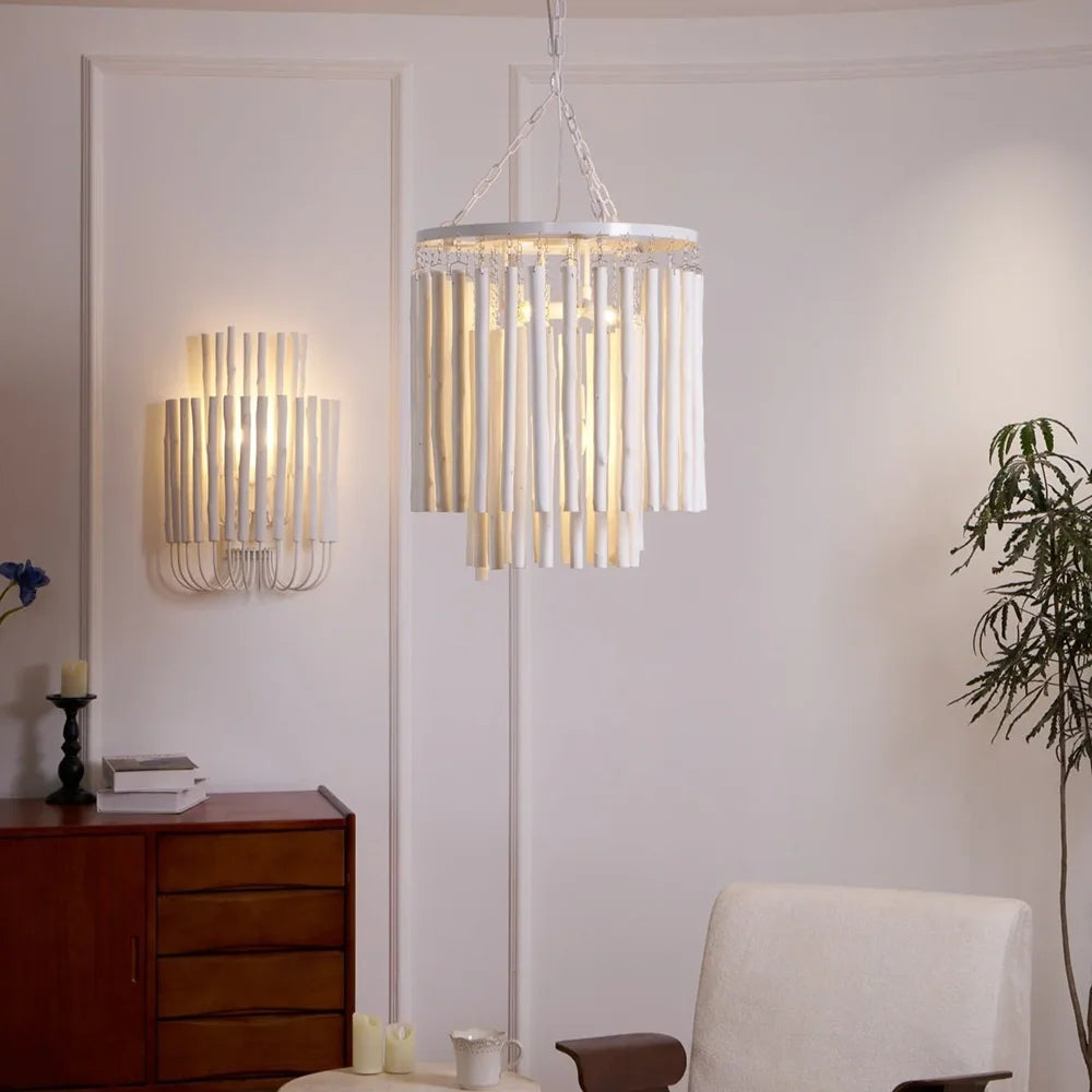 Artpad White Wood Branch Chandelier Nordic Elite Pendant