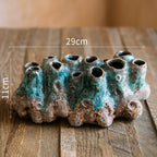 Zen Barnacle Pottery Vase | Wabi-Sabi Home Décor