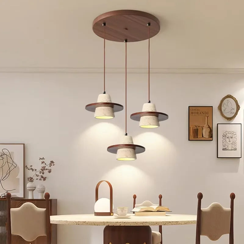 Brandless Yellow Cave Stone Bedside Pendant Light Wabi Sabi Ltd