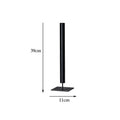 Black Wrought Iron Architectural Vase | Industrial Luxury Home Décor