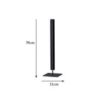 Black Wrought Iron Architectural Vase | Industrial Luxury Home Décor