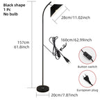 Elegant Pleated Floor Lamp