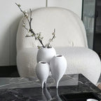 Geometric Triple Resin Vase | Sculptural Luxury Home Décor