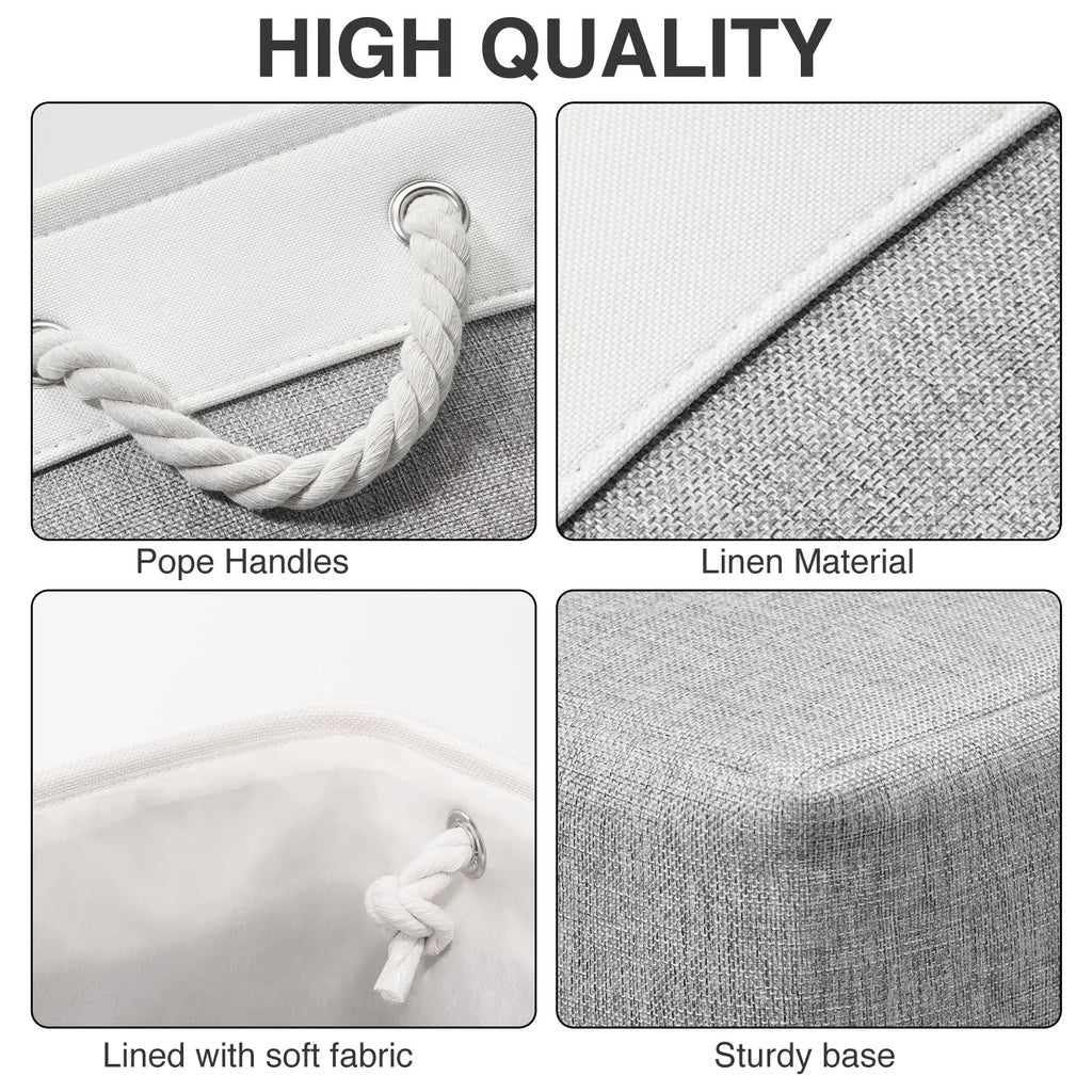 Storage Bins, Foldable Storage Cubes,Fabric Cubes Storage Basket, Decorative Storage Basket for Home, Shelves Organizers