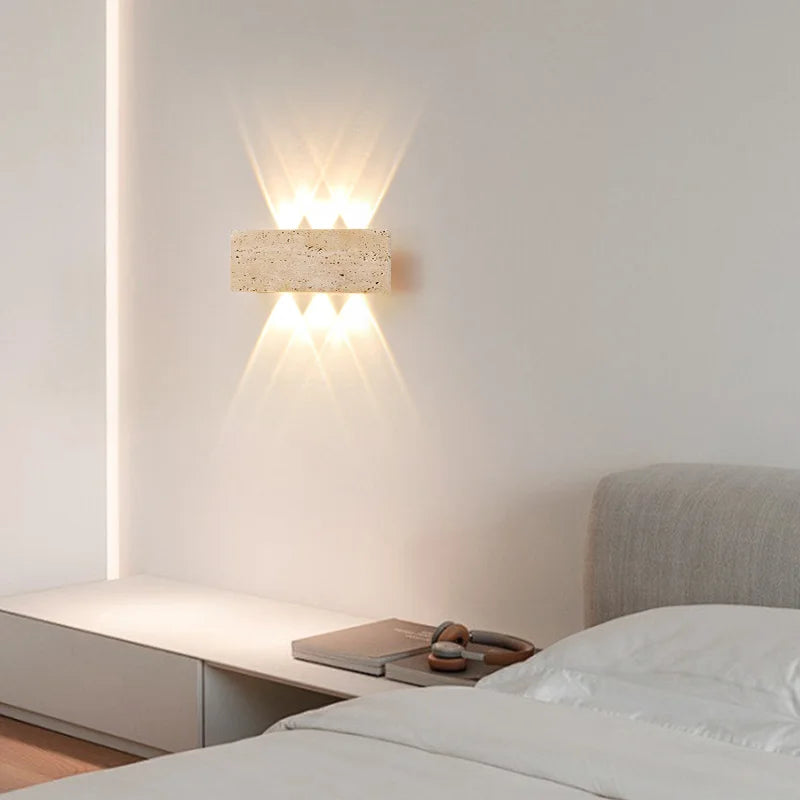 Wabi-Sabi Stone Wall Lamp Outdoor 12W LED Heritage Edition