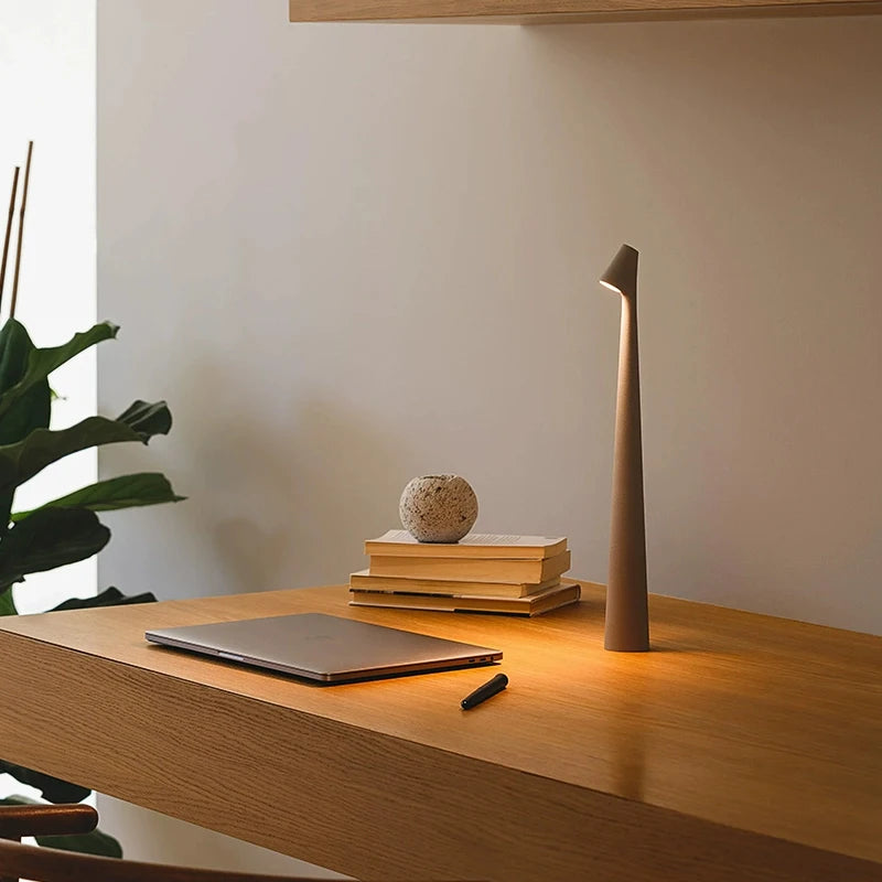 Portable LED Table Lamp USB Rechargeable Desk Light Creative Decorative Lighting Night Lamps Atmosphere Desktop Decor Light