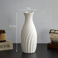 Pure White Ceramic Vase | Timeless Minimalist Home Décor