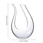 Crystal Wine Decanter Aerator 1500ml – Elegant Barware Essential for the Modern Home Bar
