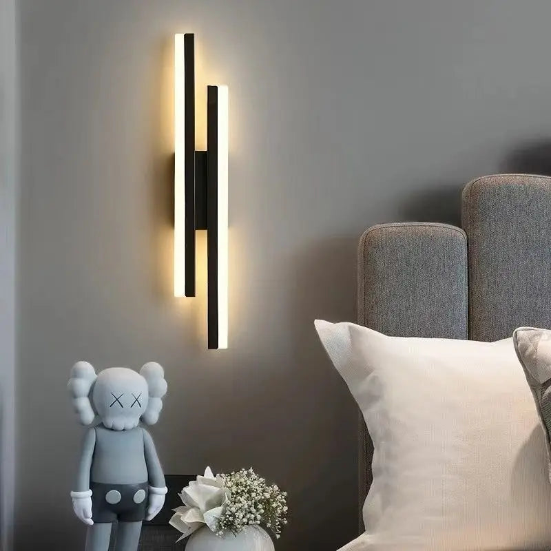 Modern LED Wall Sconce | Dimmable Acrylic Wall Lamp for Bedroom & Living Room