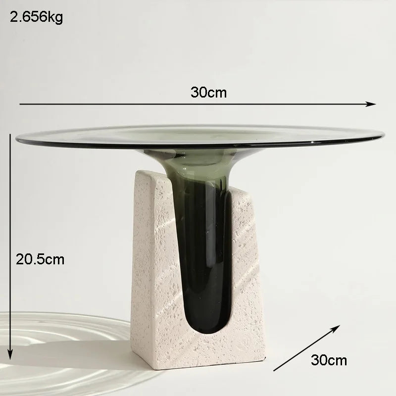 Antique Glass & Resin Luxury Vase | Heritage Statement Home Décor