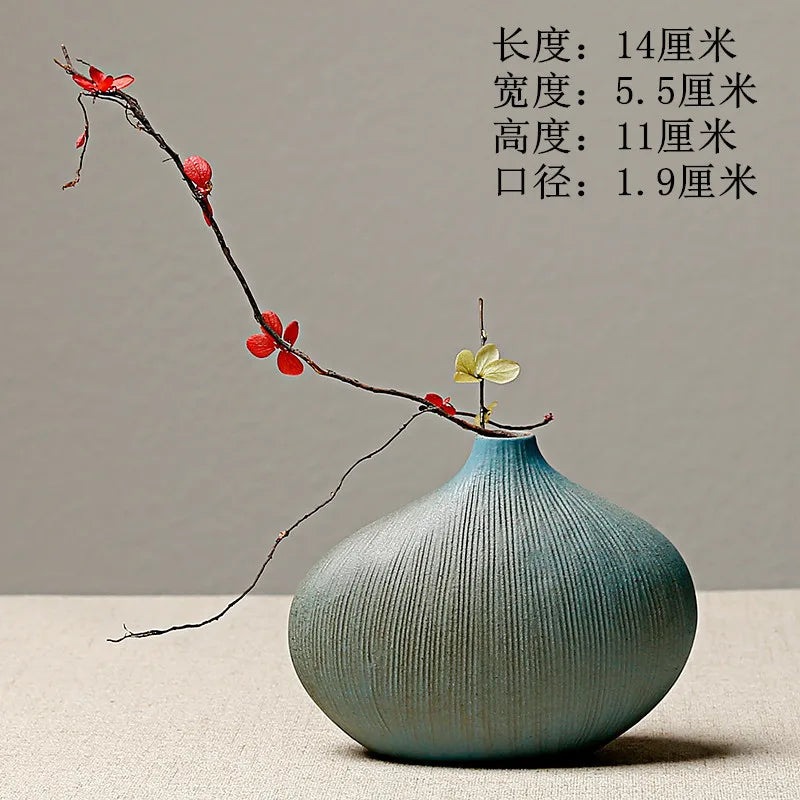 Abstract Terracotta Vase