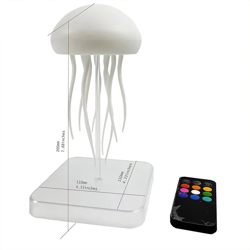 LED Jellyfish Lamp with 9 Tentacles & Remote Control