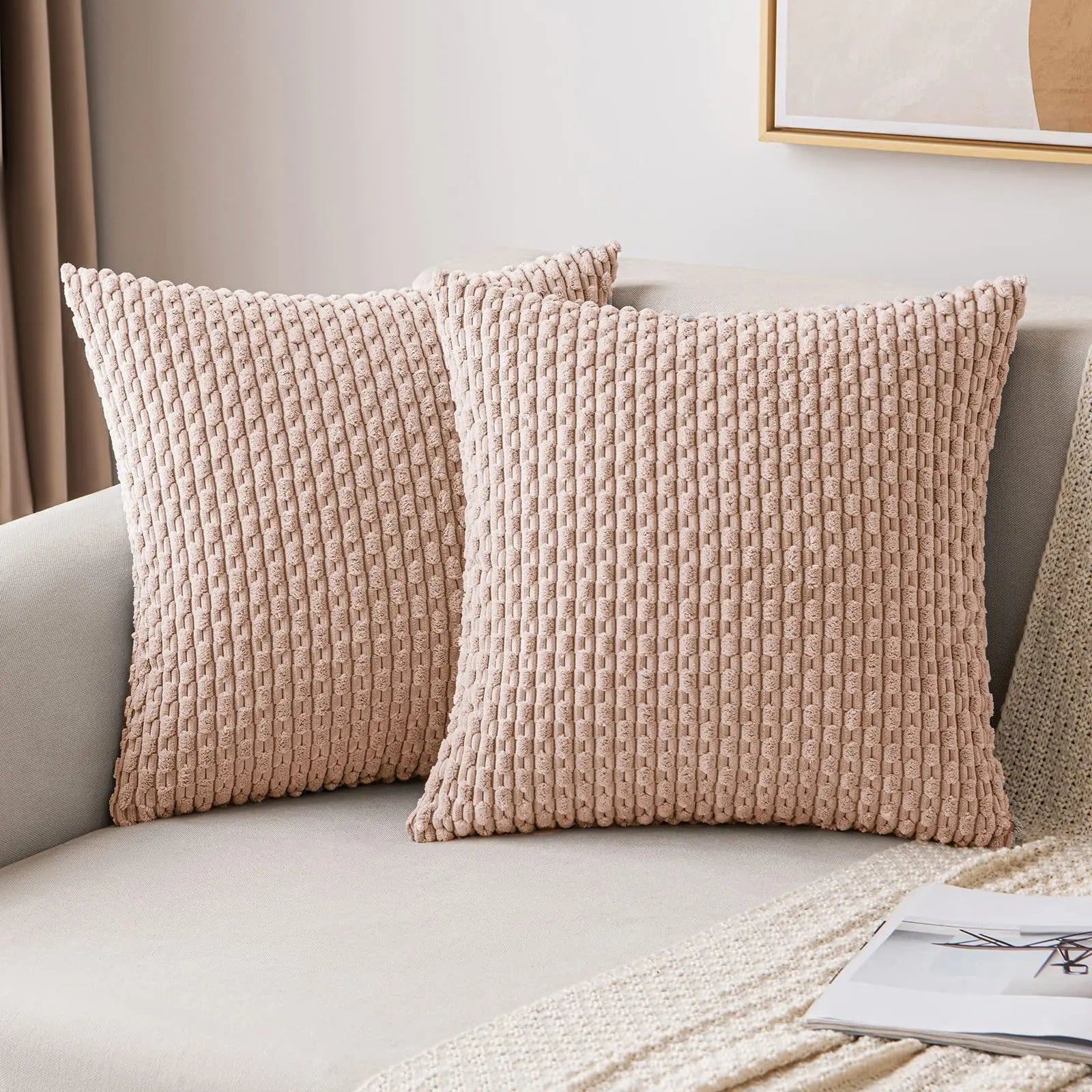 Elegant Textured Cushion Cover