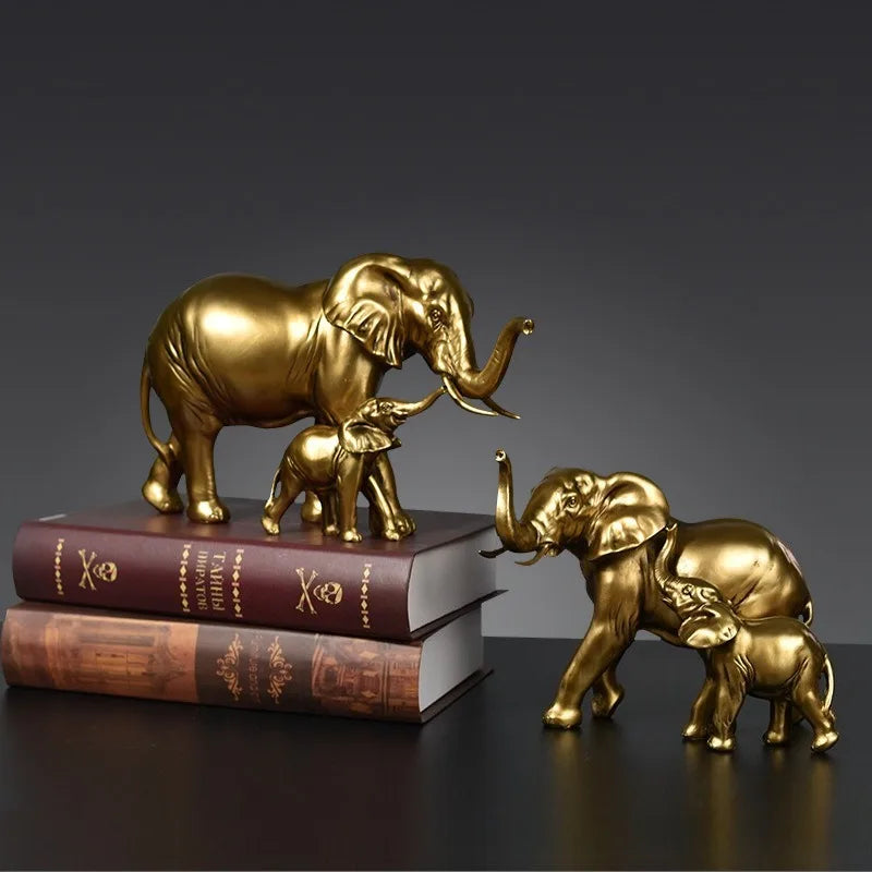 Sculptural Elephant Figurine | Luxury Resin Statue for Home Décor & Gifting
