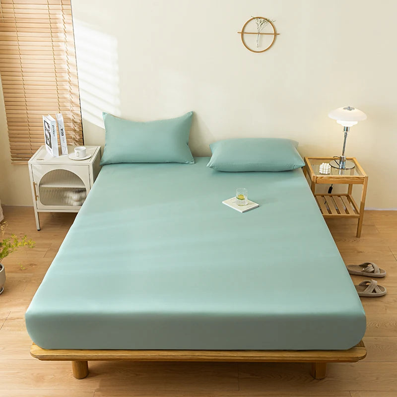 Cha Yu Waterproof Fitted Sheet Mattress Cover Polyester Cotton Blend Exclusive
