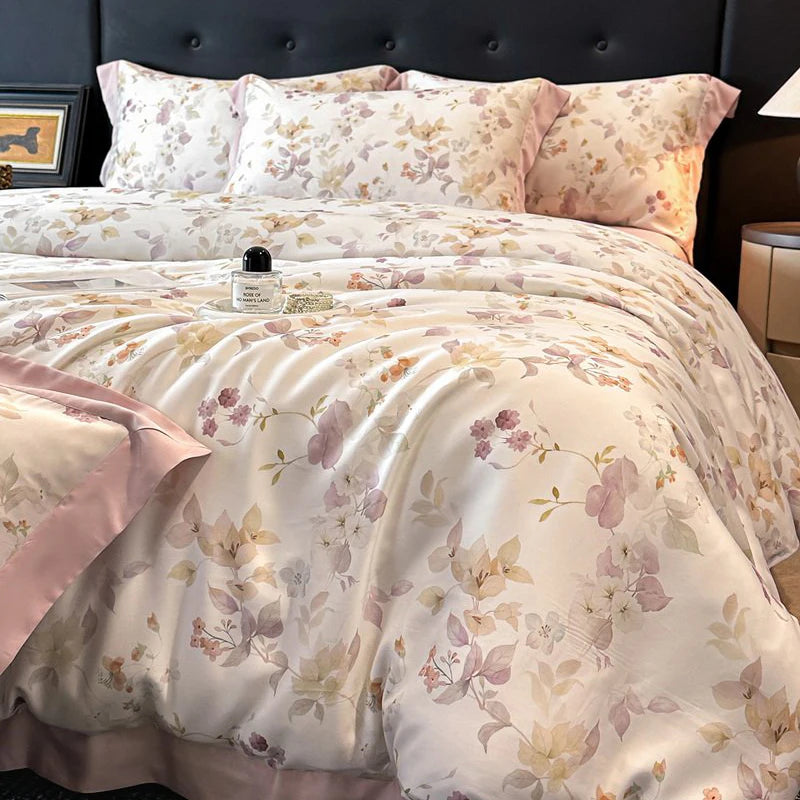 Lyocelluxe Floral Bedding Set Lyocell Collection Boutique