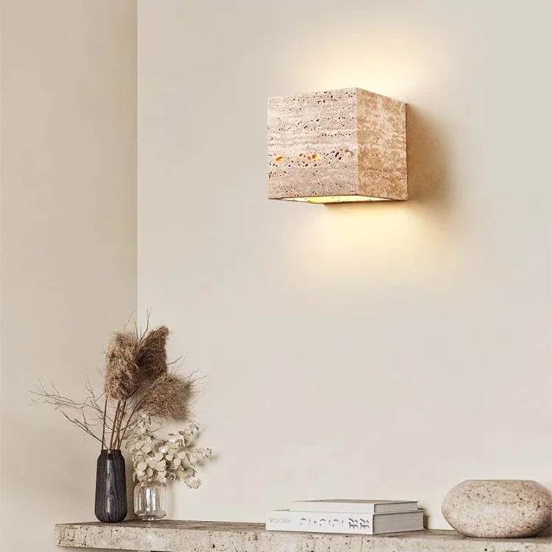 Wabi Sabi Yellow Marble Wall Lamp Exclusive Edition