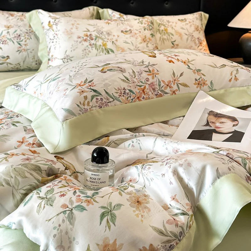 Lyocelluxe Floral Bedding Set Lyocell Collection Boutique