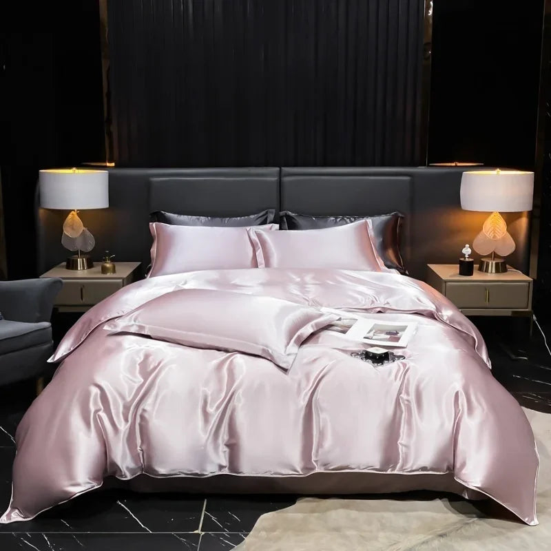Lan Duo Mao Silk Blend Duvet Cover Set Mulberry Silk Edition