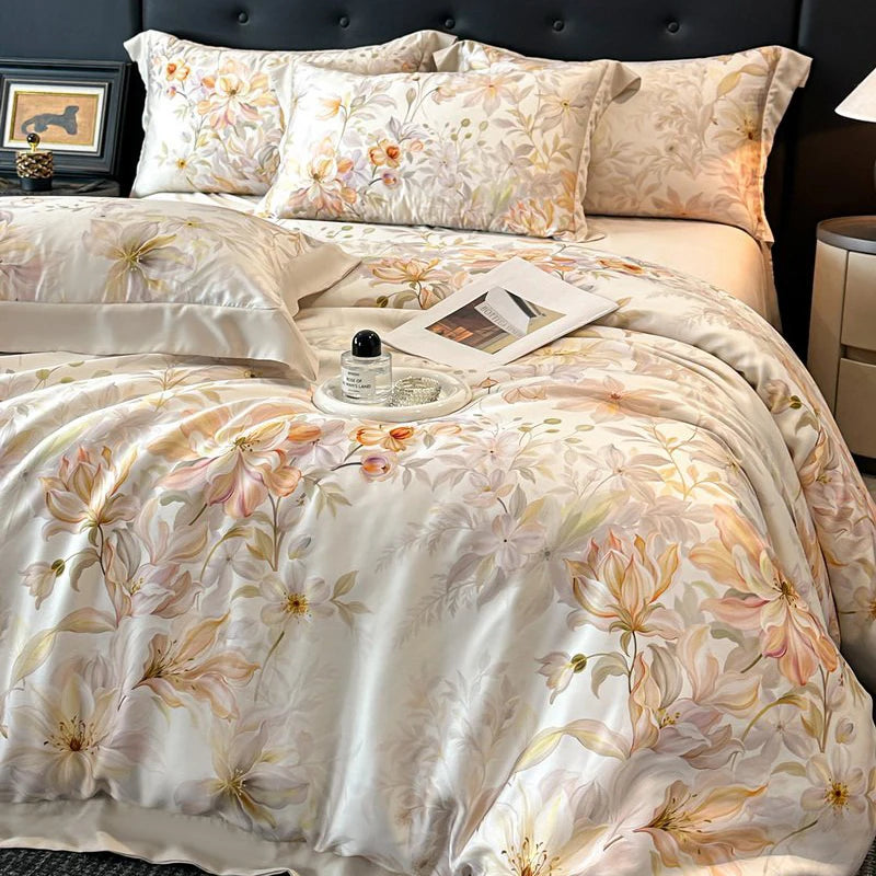 Lyocelluxe Floral Bedding Set Lyocell Collection Boutique