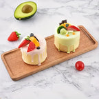 1-4PCS Bamboo Wooden Organizer Tray Oval Rectangular Style for Vanity Bathroom Counter Kitchen Desk Jewelry and Skincare Use