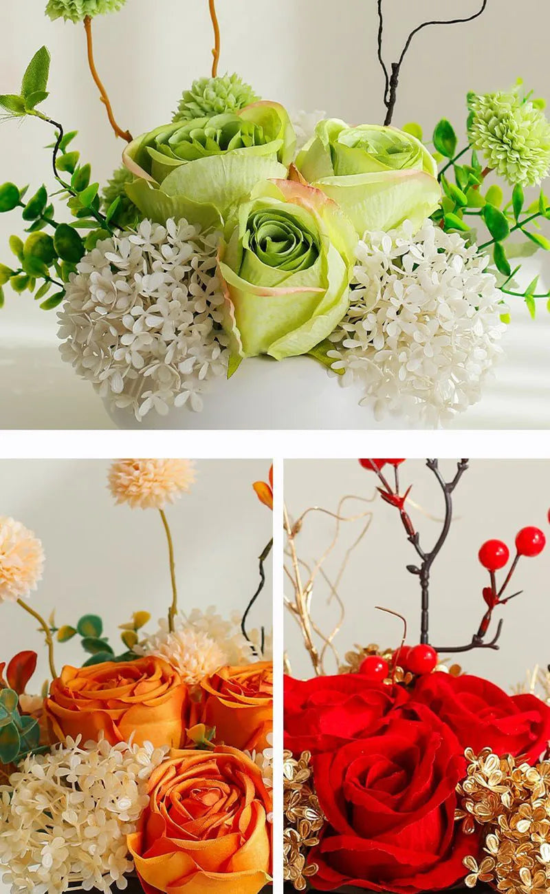 Sculptural Ceramic Vase Set | Luxury Home Décor Ornament