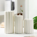 Wide-Mouth Porcelain Flower Vase | Luxury Ceramic Home Décor