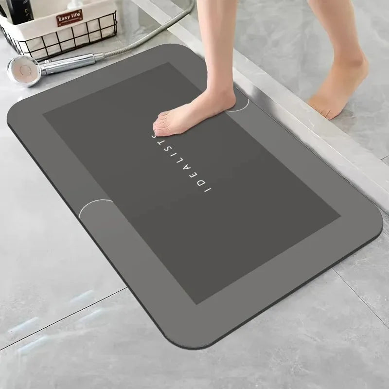 Premium Diatomaceous Bath Mats – Fast-Drying Non Slip Bathroom Rugs