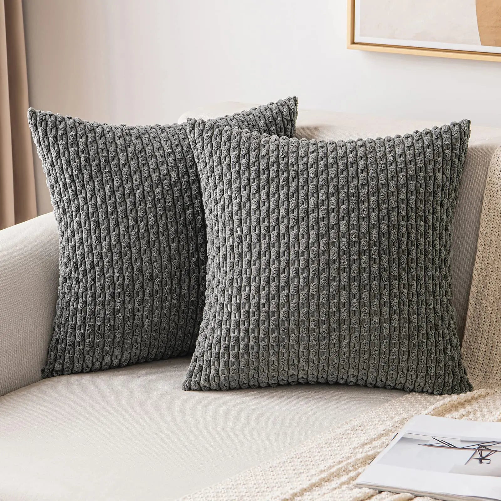 Elegant Textured Cushion Cover